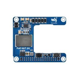 Waveshare Power Over Ethernet HAT (H) For Raspberry Pi 5 / CM 5, 5V 5A Output, Supports 802.3af/at Network Standard, Isolated Switched-m]Mode Power Supply, Raspberry Pi 5 PoE HAT image 2