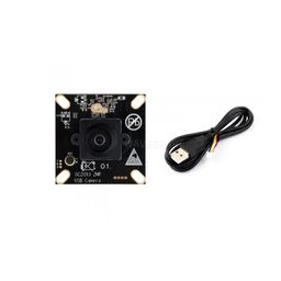 Waveshare GC2093 2MP USB Camera Module, Wide Dynamic Backlight Imaging, Fixed-Focus, Onboard Microphone image 4