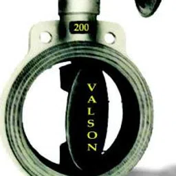 Valson 2-1/2 Inch, 65 mm Cast Iron Nitrile Wafer Type Gear Operated Butterfly Valve-picture-24