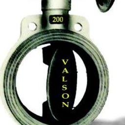 Valson 10 Inch, 250 mm Cast Iron Nitrile Wafer Type Gear Operated Butterfly Valve-picture-21