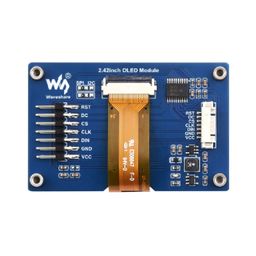 Waveshare 2.42inch OLED Display Module(C), 128×64 Resolution, SPI / I2C Communication Yellow Display image 3