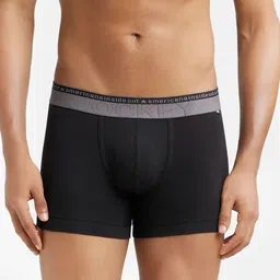 Jockey Men Black Solid Trunks US60-0105-image-27