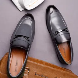 LOUIS STITCH Men Leatherette Moccasins Formal Shoes-picture-29
