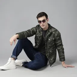 The Roadster Lifestyle Co. Camouflage Pure Cotton Padded Jacket-picture-22