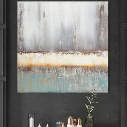 999Store White & Grey Abstract Canvas Wall Paintings-picture-44
