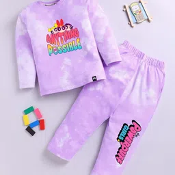 YK X Minute Mirth Girls Printed T-shirt and Pyjamas-image-17