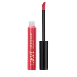 Lakme Forever Matte Lightweight & Transferproof 16Hr Liquid Lipstick 5.6ml - Coral Candy-5