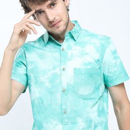 HIGHLANDER Men Slim Fit Opaque Printed Casual Shirt-image-21