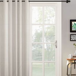 HOSTA HOMES Cream-Coloured Single Long Door Curtain-image-48