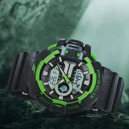Sonata Men Multicoloured Analogue and Digital Watch 77118PP04W-56