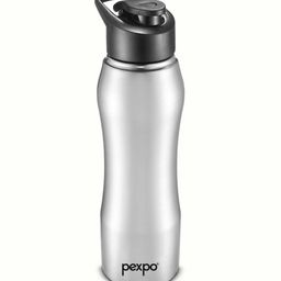 Pexpo Silver-Toned Stainless Steel Water Bottle 1 L-30