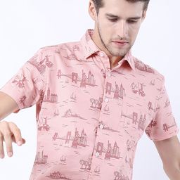 Highlander Men Slim Fit Printed Shirt-image-15