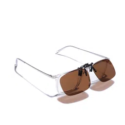 Carlton London Unisex Rectangle Sunglasses with Polarised and UV Protected Lens-24