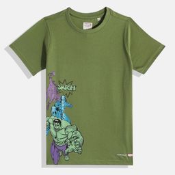 Allen Solly Junior x Marvel Boys Printed Pure Cotton T-shirt-picture-16