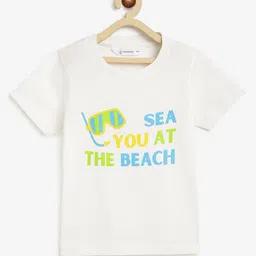 Campana Boys Typography Printed Pure Cotton T-shirt-image-54