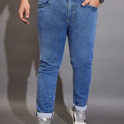 bigbanana Plus Size Men Mid-Rise Stretchable Cotton Jeans-27