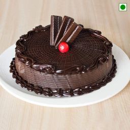 Chocolate Kitkat Cake Eggless-image-46