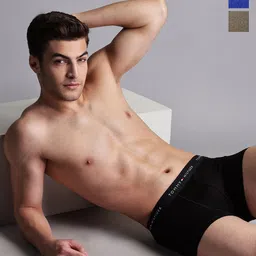 Tommy Hilfiger Men Pack Of 3 Cotton Mid Rise Trunks S25HMUW010-13