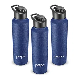 Pexpo Blue Set of 3 Stainless Steel Water Bottle 1000 ml-image-39