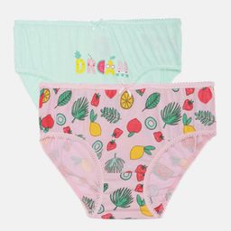 mothercare Girls Pack of 2 Printed Briefs 410151368007-picture-44