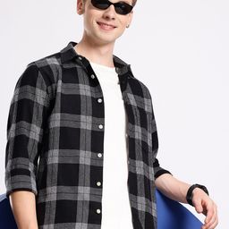 Aeropostale Men Premium Checked Pure Cotton Shirt-image-25