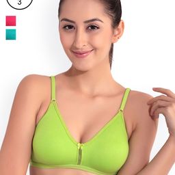 Floret Pack of 3 Full-Coverage Bras-42