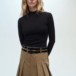 MANGO Combined Fit & Flare Dress with Belts-image-19