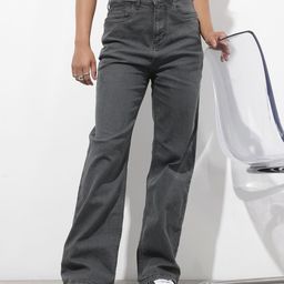 The Roadster Life Co. Women Straight Fit Light Fade Stretchable Jeans-image-30