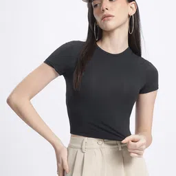 glitchez Textured Perfection Crop Top-image-3