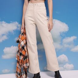 CORSICA Women Wide Leg High-Rise Jeans-image-24