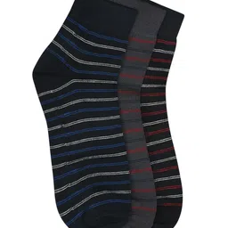 MARC Men Pack Of 3 Assorted Ankle-Length Socks-image-22
