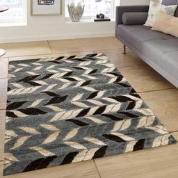 PRESTO Brown & Grey Printed Anti-Skid Carpet-image-79