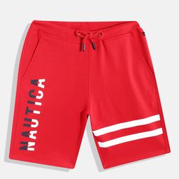 Nautica Boys Pure Cotton Brand Logo Printed Shorts-picture-3