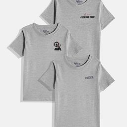 METRO KIDS COMPANY Boys Pack of 3 Printed T-shirts-image-38