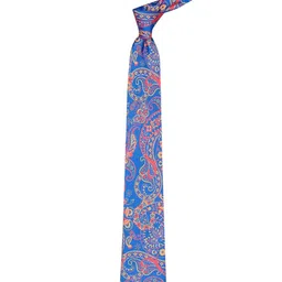 Tossido Men Blue Printed Broad Tie-picture-44