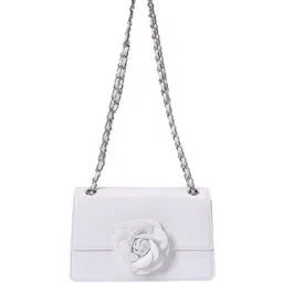 Lino Perros PU Swagger Shoulder Bag with Applique-18