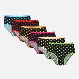 Bodycare Kids Girls Pack Of 6 Assorted Basic Briefs KIA3027-PK001-image-80