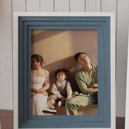 Art Street Blue & White Table Top Photo Frame-14