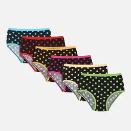 Bodycare Kids Girls Pack Of 6 Assorted Basic Briefs KIA3027-PK003-picture-19