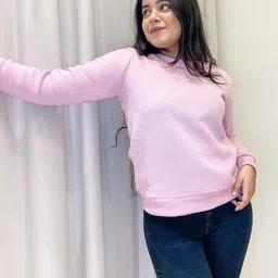 Tokyo Talkies Women Purple Solid  Sweatshirt-image-27