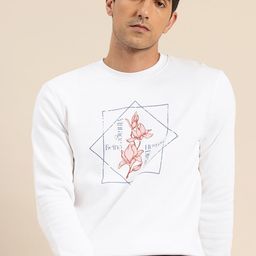Being Human Pure Cotton Graphic Printed Pullover Sweatshirt-image-84