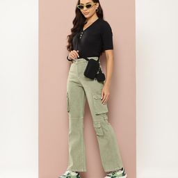 Harvard Women Flared High-Rise Stretchable Jeans-image-44