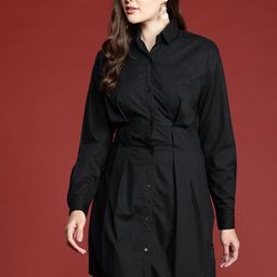 all about you Pure Cotton Shirt Mini Dress-image-36
