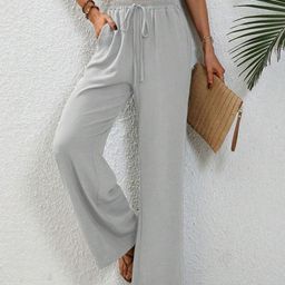 HERE&NOW Women Straight Fit Palazzos-image-96