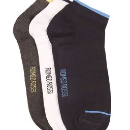 ROMEO ROSSI Men Pack Of 3 Assorted Ankle-Length Socks-27