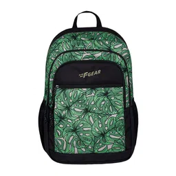 F Gear Graphic Printed Contrast Detail Backpack-28