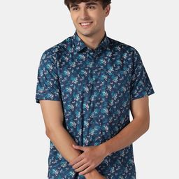 Blackberrys Men Fit Floral Printed Casual Shirt-picture-5