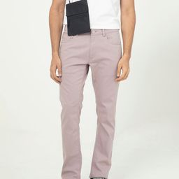 RARE RABBIT Men Poke-2 Mid-Rise Slim Fit Cotton Chino Trouser-image-45