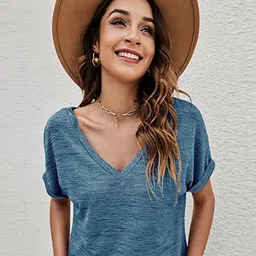 StyleCast x Revolte V-Neck Extended Sleeves Top-picture-48
