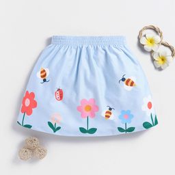 Here&Now X Game Begins Girls Printed Flared Skirt-image-21